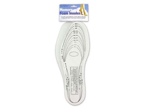 Memory foam insoles