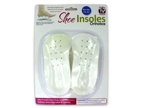 Orthopedic shoe insoles