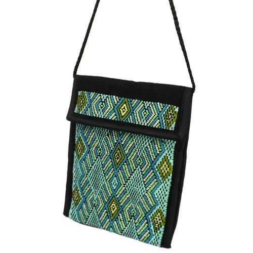 Teal Chi Chi Passport Bag