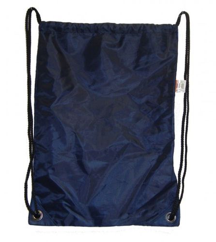 Large Drawstring Backpack 18""x13"", Navy. Case Pack 100