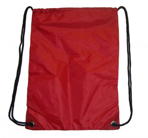 Large Drawstring Backpack 18""x13"", Red. Case Pack 100