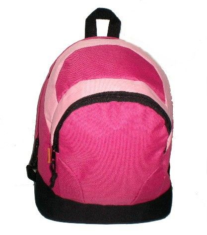 Kids Backpack 14x11x6"" Hot Pink/Pink. Case Pack 50