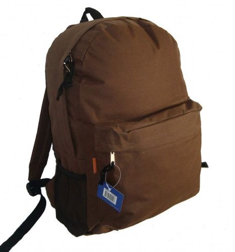 Classic Backpack 18""x13""x6"" Brown. Case Pack 30