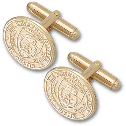 University of Texas Cuff Links- 10k Gold Seal