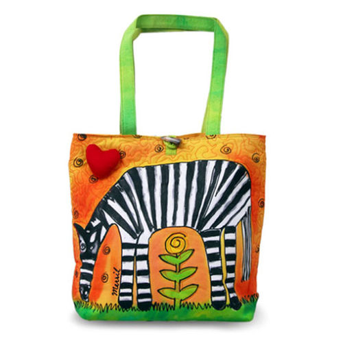 BrightWorld Zebra Large Tote Bag