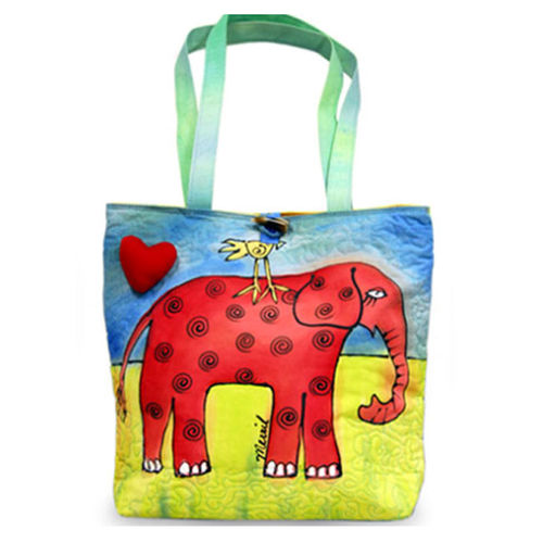 BrightWorld Elephant Large Tote Bag