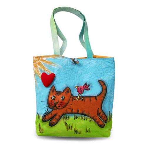 BrightWorld Cat Large Tote Bag