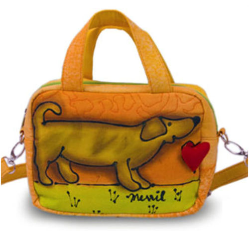 BrightWorld Puppy Small Shoulder Tote Bag