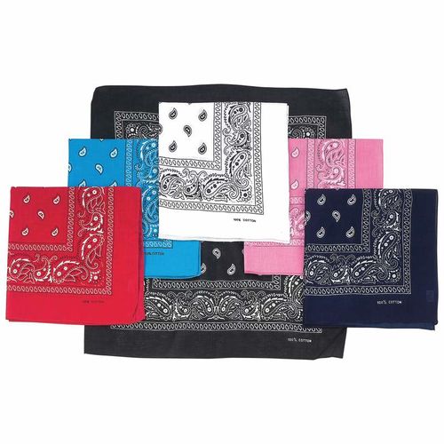 Diamond Plate&trade; 6pc Paisley Print Bandana Set