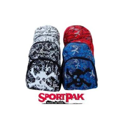 17"" Assorted Color Sportpak Backpack Case Pack 24