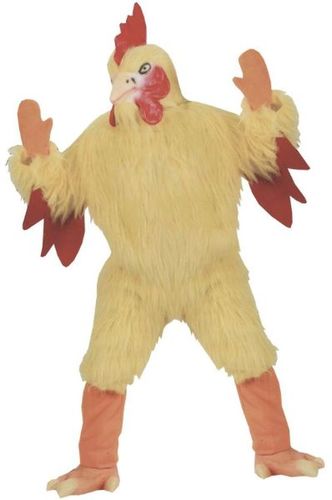 Funny Chicken Men's Costume- One Size