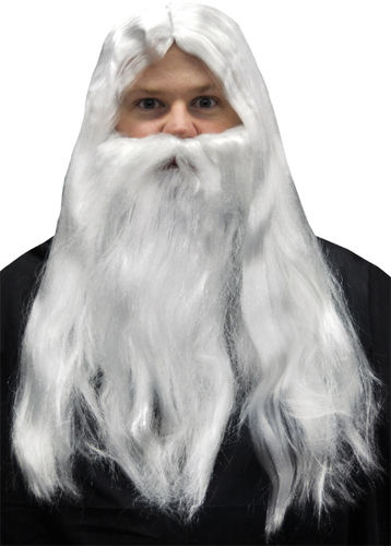 Merlin Wig And Beard Set