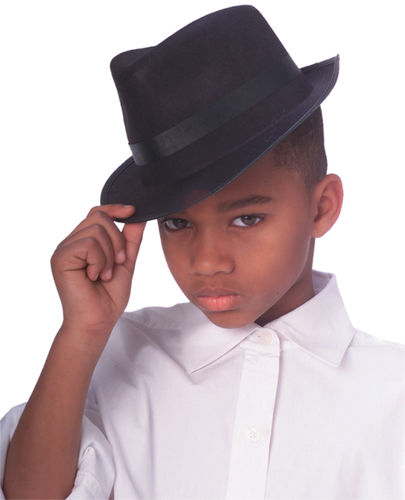 Children's Fedora- Black