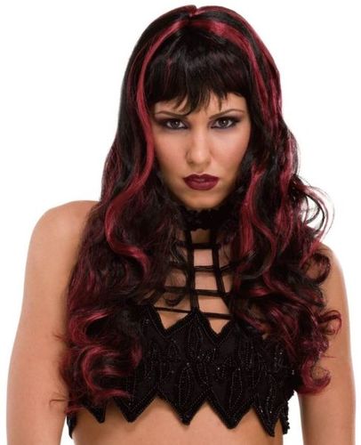 Wig Witch Craft Black/Burgundy