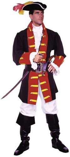 Men's Costume: Captain Hook Prince- Large