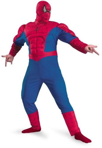 Spiderman Classic Muscle Chest Costume