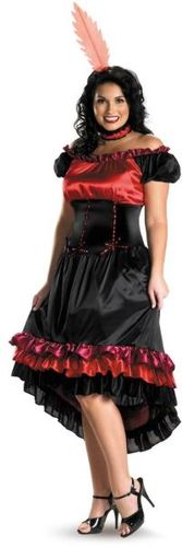 Women's Costume: Can Can Cutie- 3X/4X