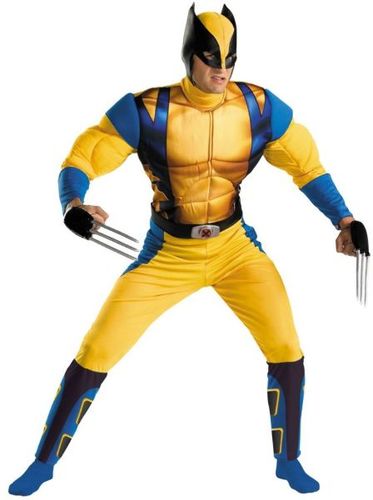 Men's Costume: Wolverine Origins Classic Muscle- Standard