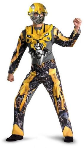 Men's Costume Transformers Bumblebee Deluxe- Extra Large