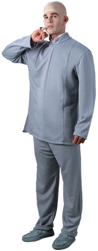 Dr. Evil Deluxe Men's Costume- Size 46