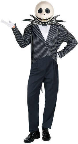 Jack Skellington Deluxe Men's Costume- Size 42-46