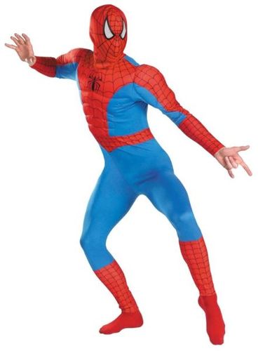 Spiderman Adult Muscle Chest Costume