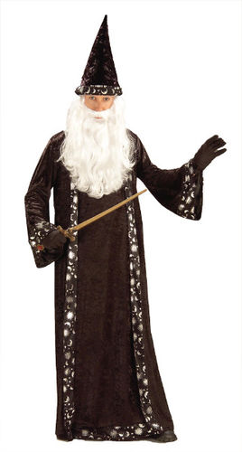 Wizard Hat and Robe Men's Costume- One Size