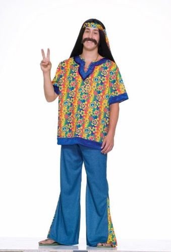 Far Out Man Men's Hippie Costume- One Size