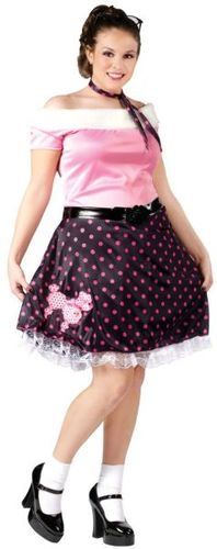 Poodle Skirt Women's Plus Size Costume