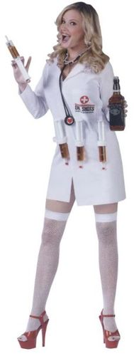 Plus Size Dr. Shots Women's Costume 16W-24W