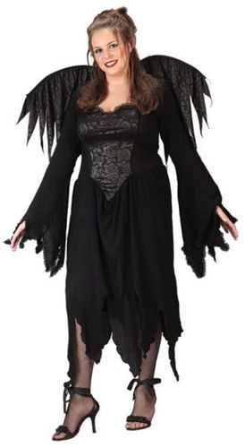 Black Rose Fairy Women's Plus Size Costume