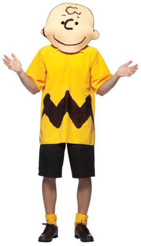 Peanuts Charlie Brown Men's Costume- One Size