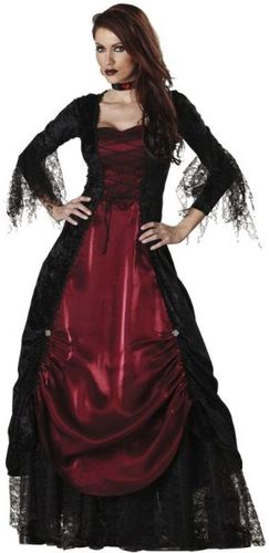 Women's Costume: Gothic Vampira- Extra Large