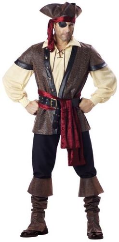 Rustic Pirate Adult Large