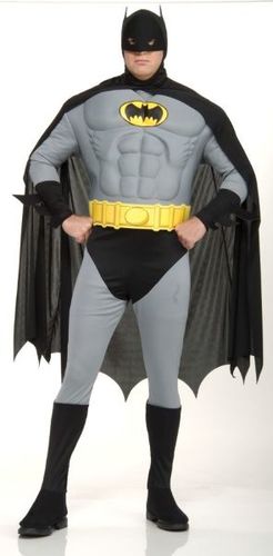 Batman Costume - Muscle Chest Adult 44-50