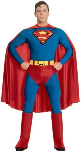 Men's Costume: Superman- Large/One Size