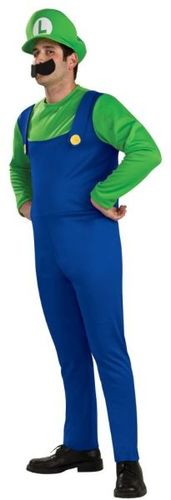 Super Mario ""Luigi"" Men's Costume- Medium