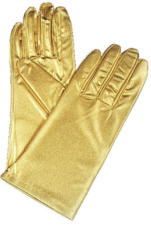 Gloves Regular Metallic Gold