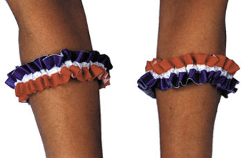 Armband Garters Rd White Bu Pair Case Pack 2