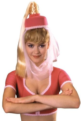 Dream Of Jeannie Hat w/Hair