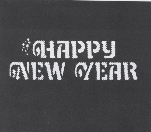 Stencil Happy New Yr Stainless