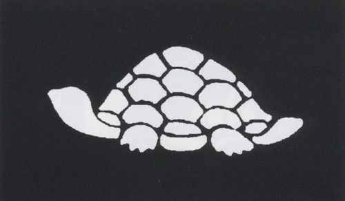 Stencil Turtle Brass