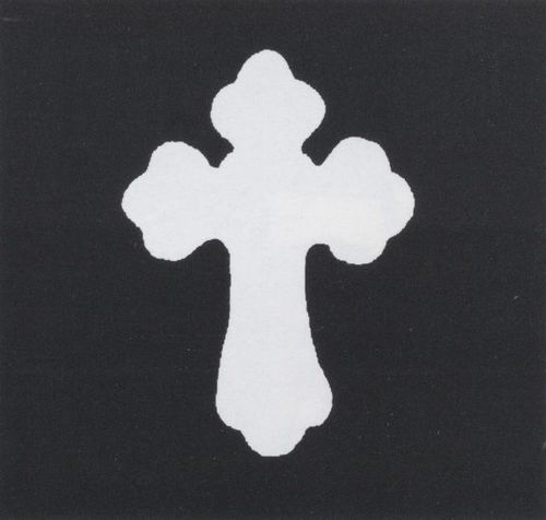 Stencil Cross Brass