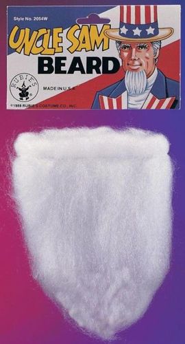 Uncle Sam Costume Beard Case Pack 2