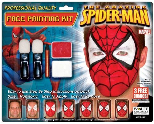 Spiderman Makeup Kit Wolfe Bro