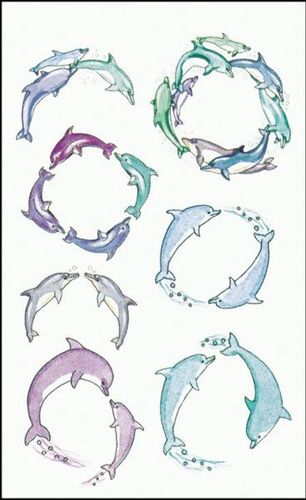 Tattoo Dolphin Belly Case Pack 2