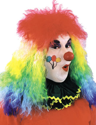 Wig Clown Rainbow