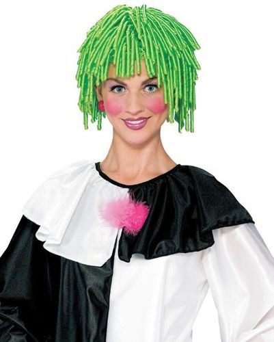 Curly Locks Green Wig