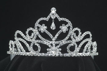 Tiara 3 In Rhinestone Silver