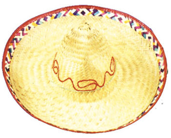 Sombrero 1 Size Straw